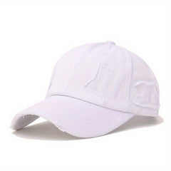 Vintage Ripped Unisex Baseball Cap Lightweight Dad Hat Adjustable Sun Hats