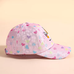 Unicorn Heart Print Kids Baseball Cap Sun Protection Hat
