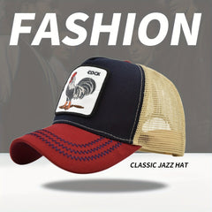 Animal Print Baseball Cap Sun Visor Trucker Hat for Running Golf Beach