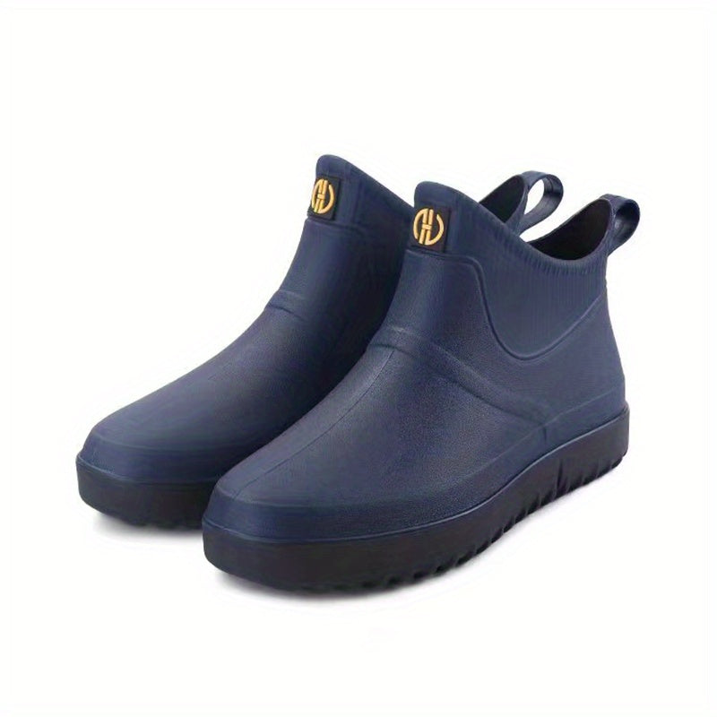 Men Rain Boots - Waterproof Non slip Shoes for Outdoor Fishing