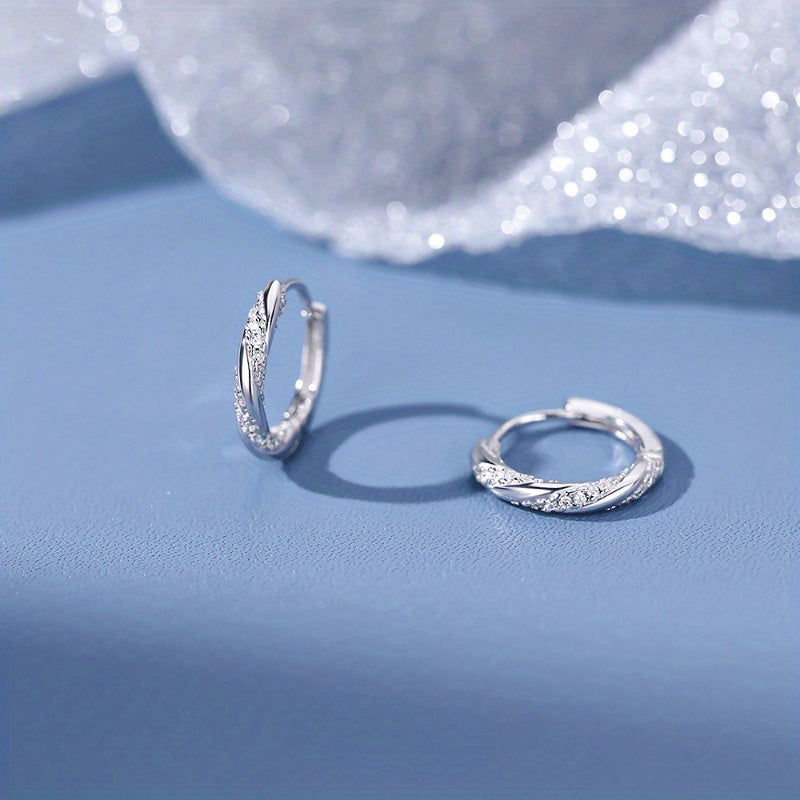S999 Round Earrings Decorative Accessories Holiday Gift For Girls