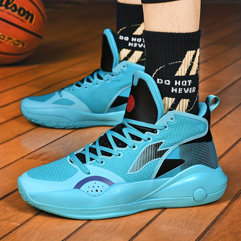 Men's Basketball Shoes Comfy Breathable Non Slip Lace Up Sneakers