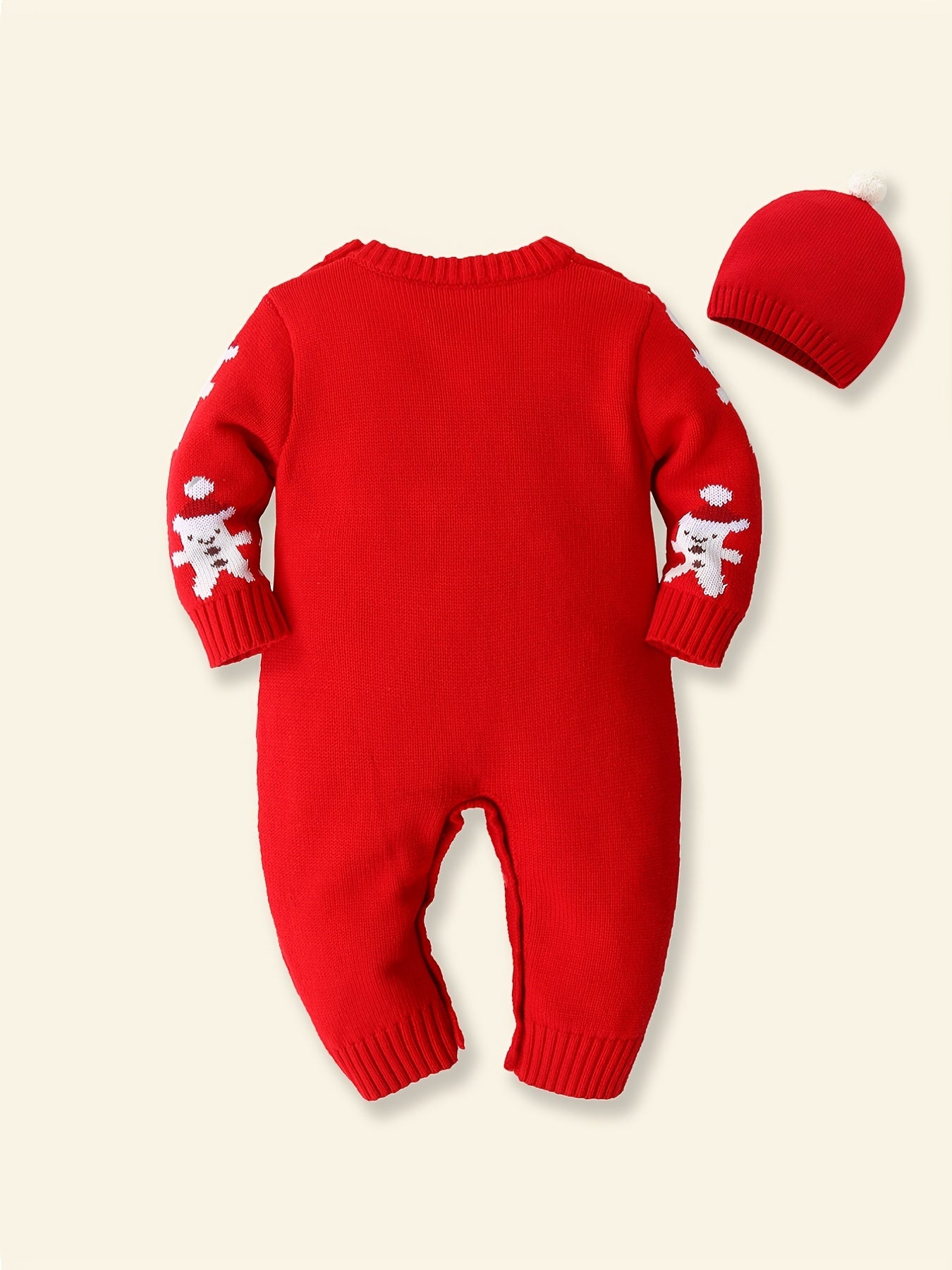 Christmas Baby Santa Claus Jumpsuit Reindeer Romp