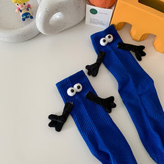 Couple Hands Holding Socks Funny Thermal Socks