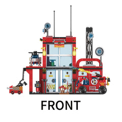 543pcs City Fire Station Building Blocks Set - Great Gift for Kids