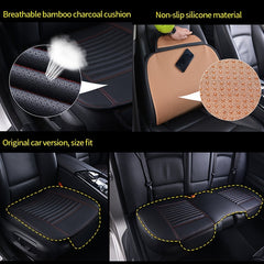 Universal Faux Leather Car Seat Cushion