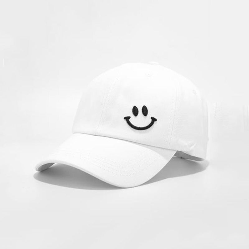 Youth Men's Smiling Face Pattern Sunscreen Baseball Cap