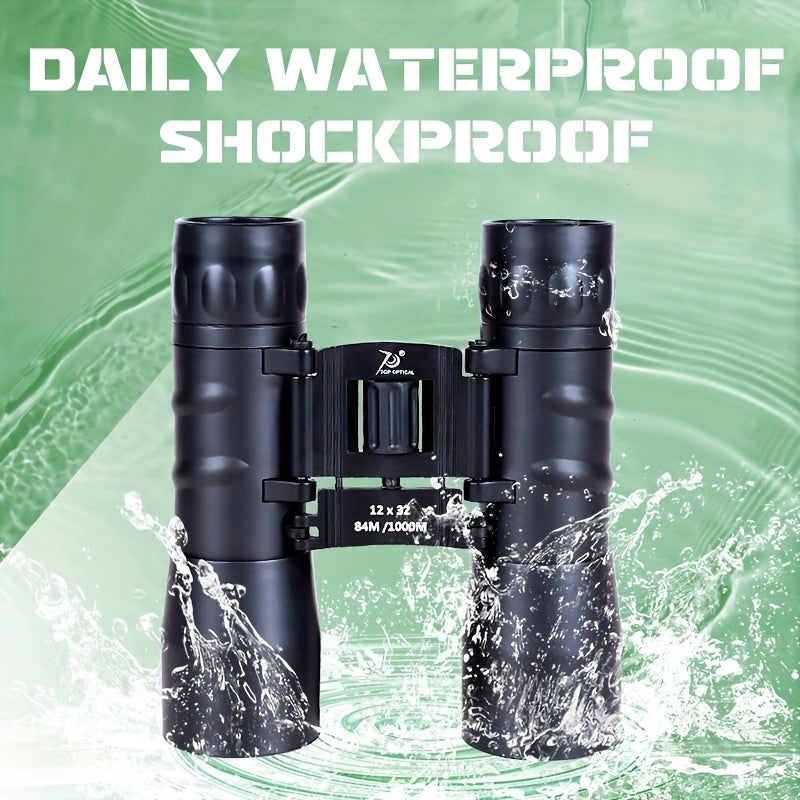 12x32 Compact HD Portable Binoculars for Bird Watching Travel
