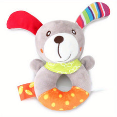 Baby Animal Hand Rattle Plush Toy