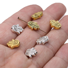 20Pcs Fatima Hand Loose Spacer Beads Jewelry Making DIY Craft