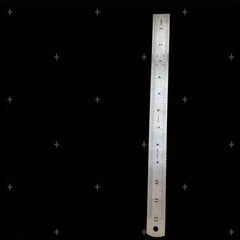 1pc Stainless Steel Ruler 20 32 30 Steel Ruler Inch Metric Machinist Ruler