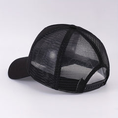 Fish Print Baseball Cap Mesh Trucker Hat Lightweight Breathable Sun Hat