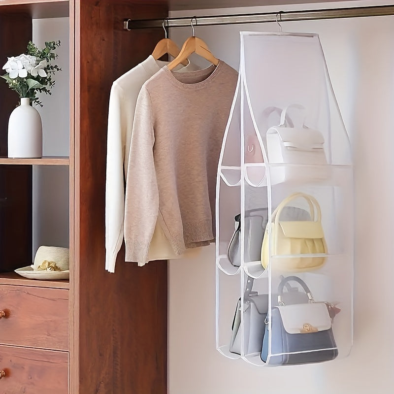 Handbag Hanging Organizer for Wardrobe Storage