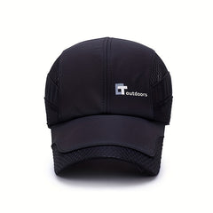Quick Drying Unisex Baseball Cap Breathable Sun Hat Adjustable Dad Hat