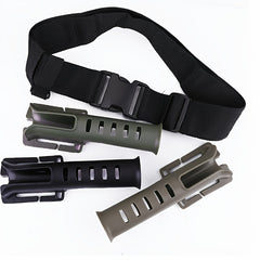 Fishing Belt With Rod Holder Adjustable Waist Belt