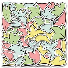 60pcs Leaves Vinyl Stickers Set Colorful Back To School Dorm Wall Room DIY Kit
