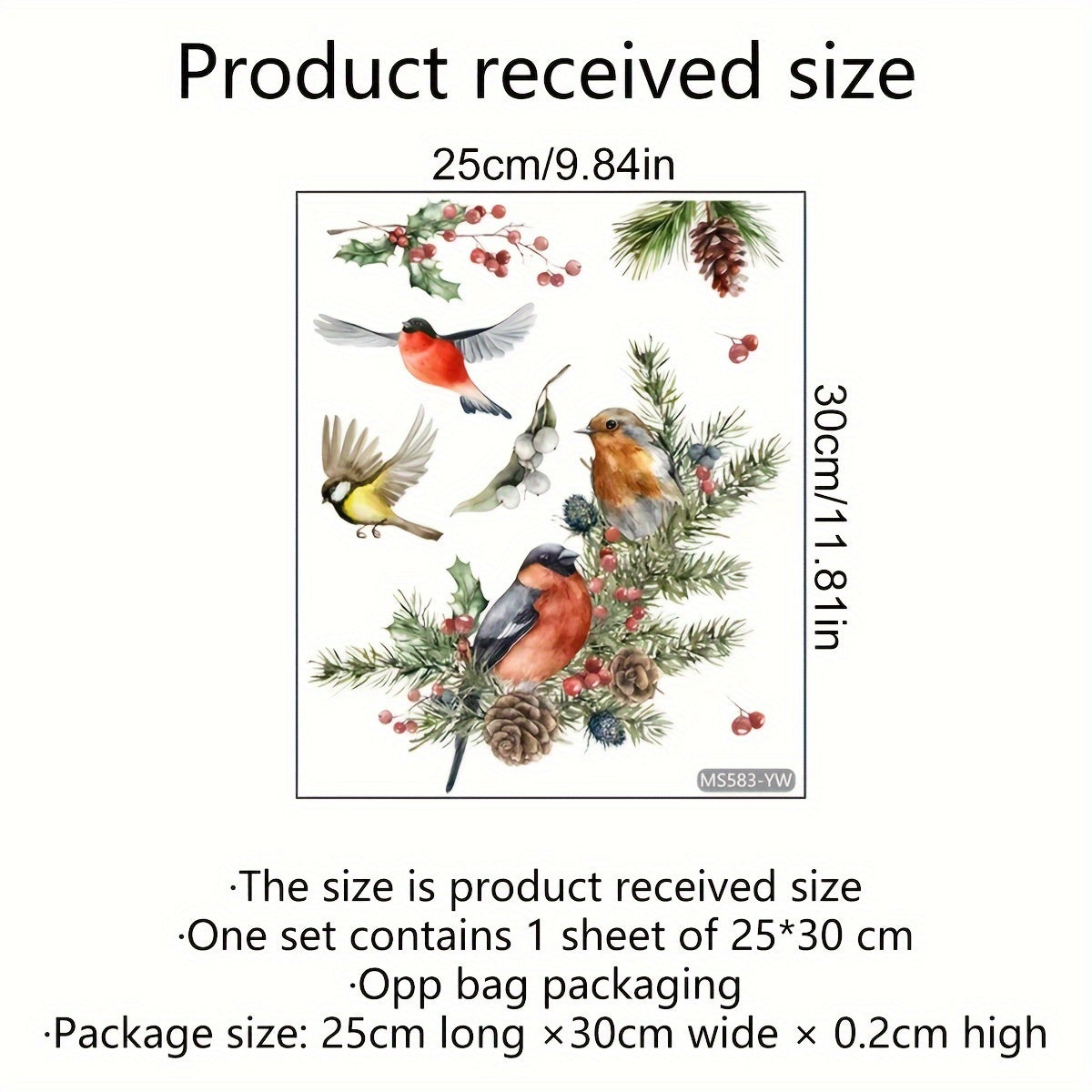 Christmas Toilet Seat Sticker Removable Decal Paper Decorative Bathroom