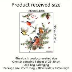 Christmas Toilet Seat Sticker Removable Decal Paper Decorative Bathroom