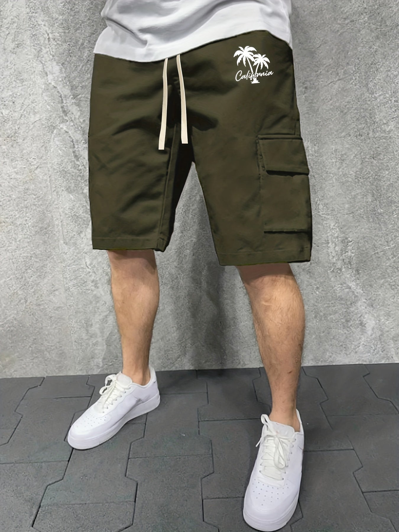 California Classic Men's Cargo Shorts Big Pockets for Summer