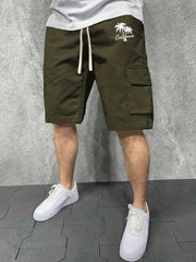 California Classic Men's Cargo Shorts Big Pockets for Summer