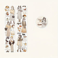 Gentle Memories Series PET Tape Artistic Dressing Stickers