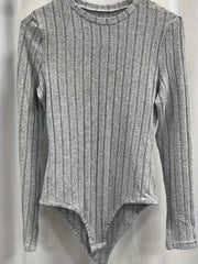 Ribbed Knit Bodysuit Long Sleeve for Fall & Winter