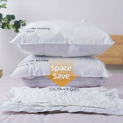 4pcs Vacuum Compression Storage Bags Space Saving Organizer