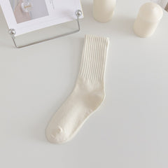 5 Pairs Women's Crew Socks Casual Breathable Dress Socks