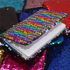 Sequin Flip A6 Notebook Creative Stationery Gift Diary Note Notepad Portable