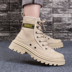 Women's Lace Up Chunky Heel Outdoor Boots