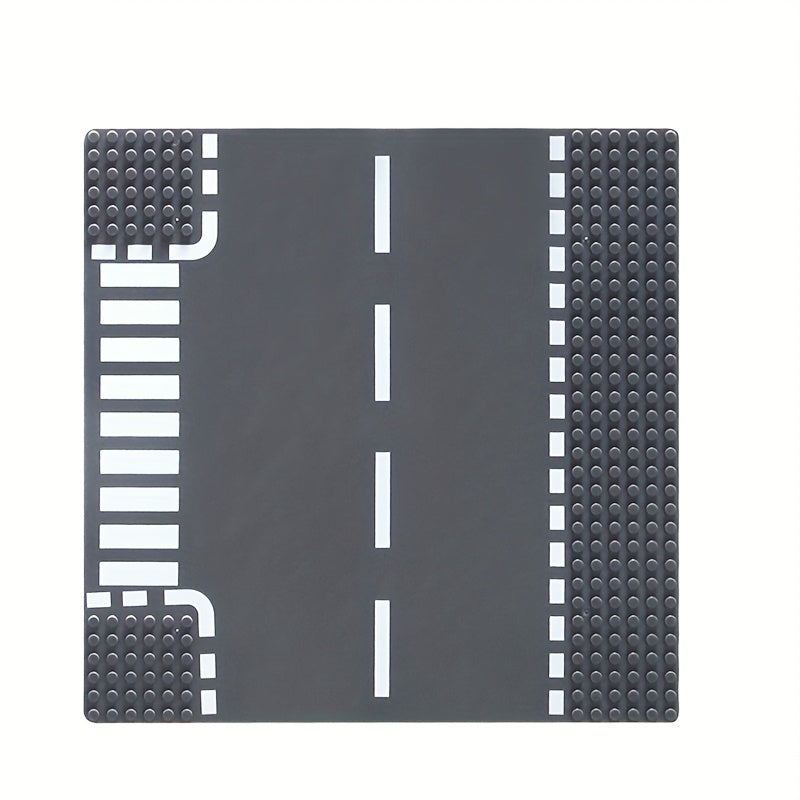 10x10 Road Base Plate Toy Accessory Straight Curved T Junction Roads