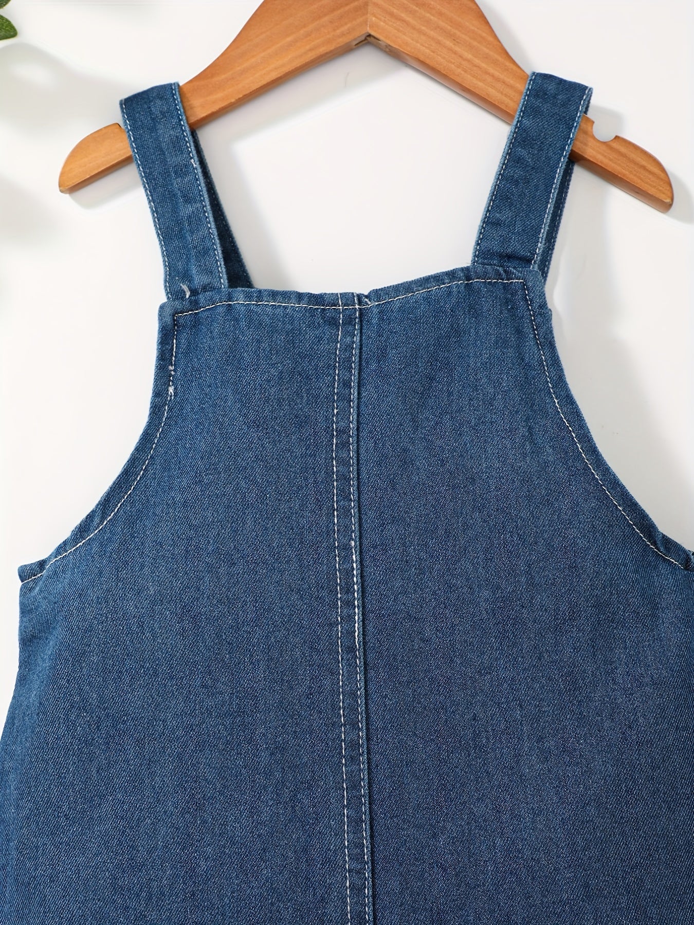Baby Girls Heart Graphic Cotton Suspender Overalls
