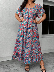 Boho Butterfly Sleeve Maxi Dress