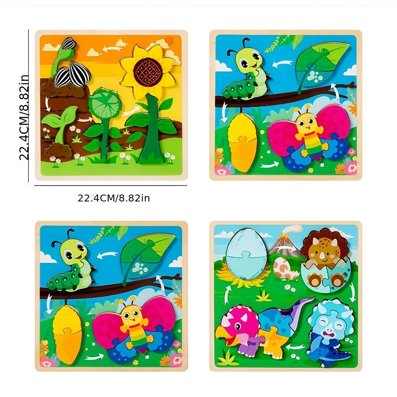 Animal & Nature 3D Jigsaw Puzzle Educational Toy
