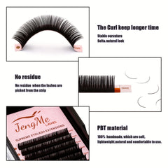 Silky Volume & Classic Lash Extensions 8-15mm C CC D DD Curl