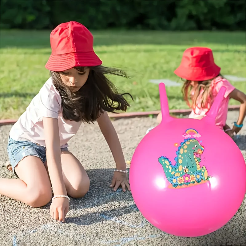 Kids' Bouncing Ball with Handle for Indoor & Outdoor Play