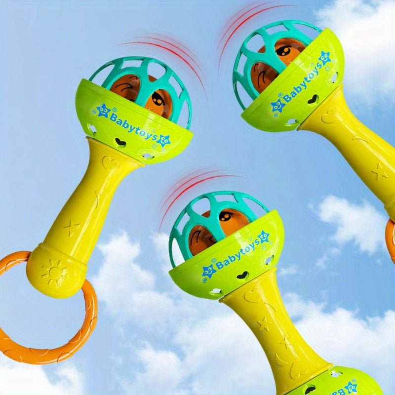 3pcs Vibrating Youngsters Hand Rattle Toy for 0-3 Years