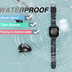 Waterproof Vibrating Alarm Watch 3 Alarm Reminder Watch Potty Training Watch