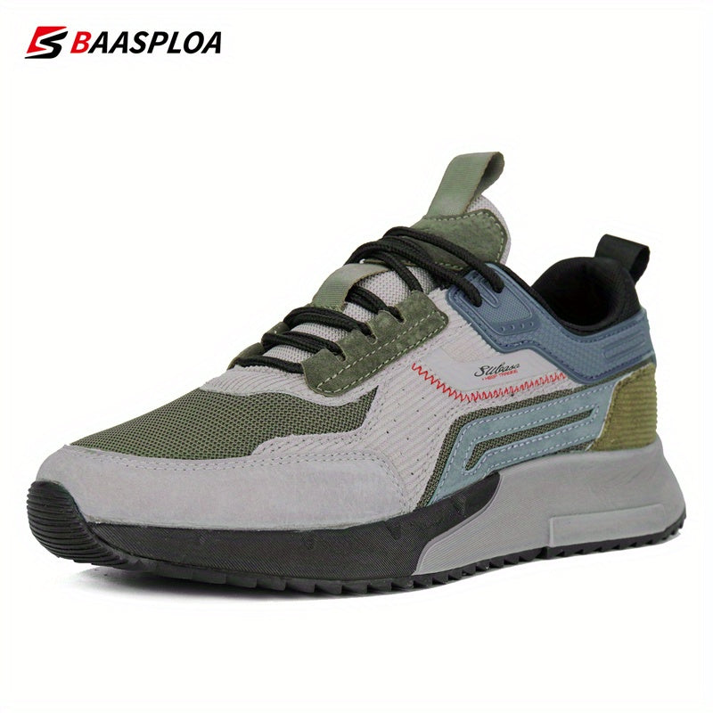 Baasploa Men's Breathable Casual Shoes Comfortable Walking Shoes