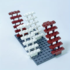 Set of 4 Staircase Bricks Building Blocks for DIY Toy House And Garden