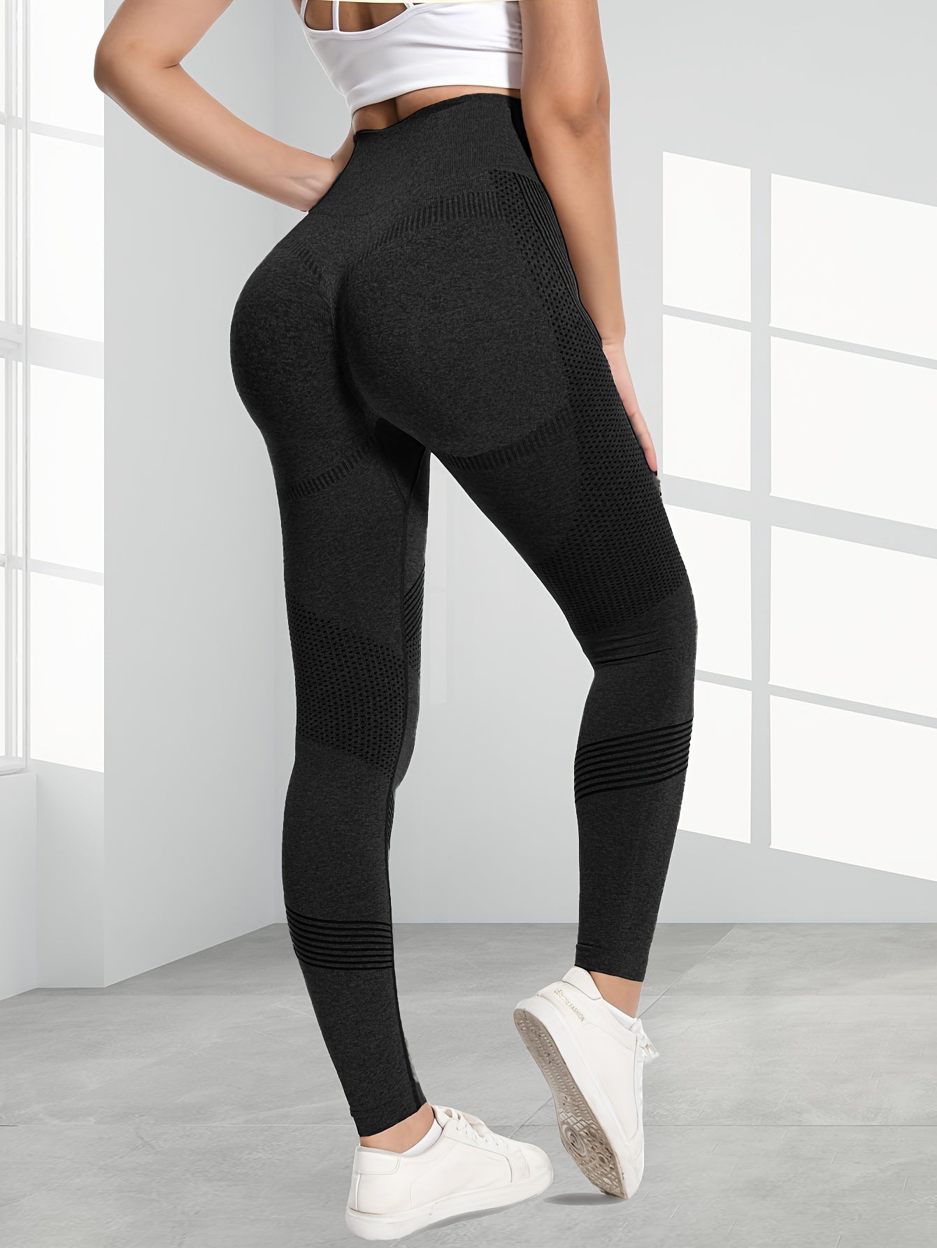 High Waist Yoga Pants Butt Lifting Workout Leggings Women's Activewear