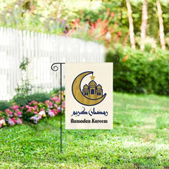 Ramadan Kareem Garden Flag Vertical Double Sided Moon And Star Flag