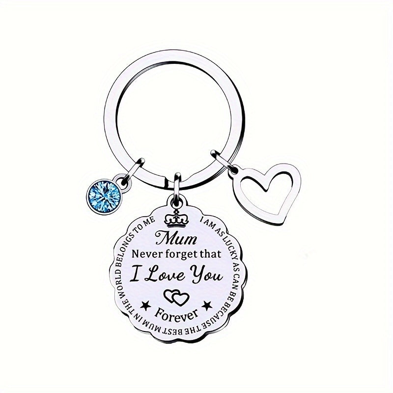 Never Forget That I Love You Keychain Pendant
