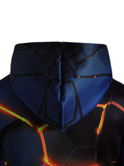 Luminous 3D Print Boys Casual Pullover Hooded Long Sleeve Sweatshirt