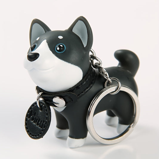 Cute Dog Key Chain Keyring for Men and Women