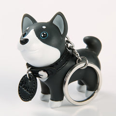 Cute Dog Key Chain Keyring for Men and Women