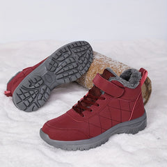 Winter Warm Waterproof Snow Boots Lace Up Comfortable Short Boots