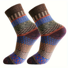 Vintage Casual Men's Warm Outdoor Socks