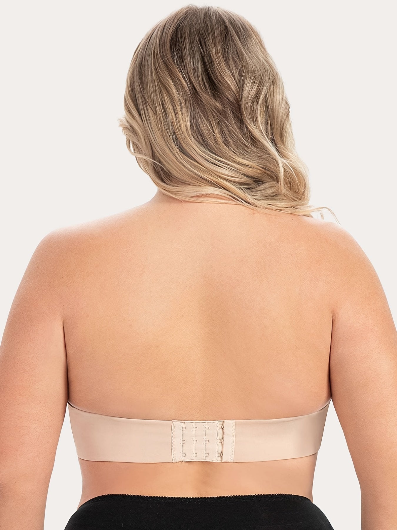 Plus Size Strapless Push Up Minimizer Bra