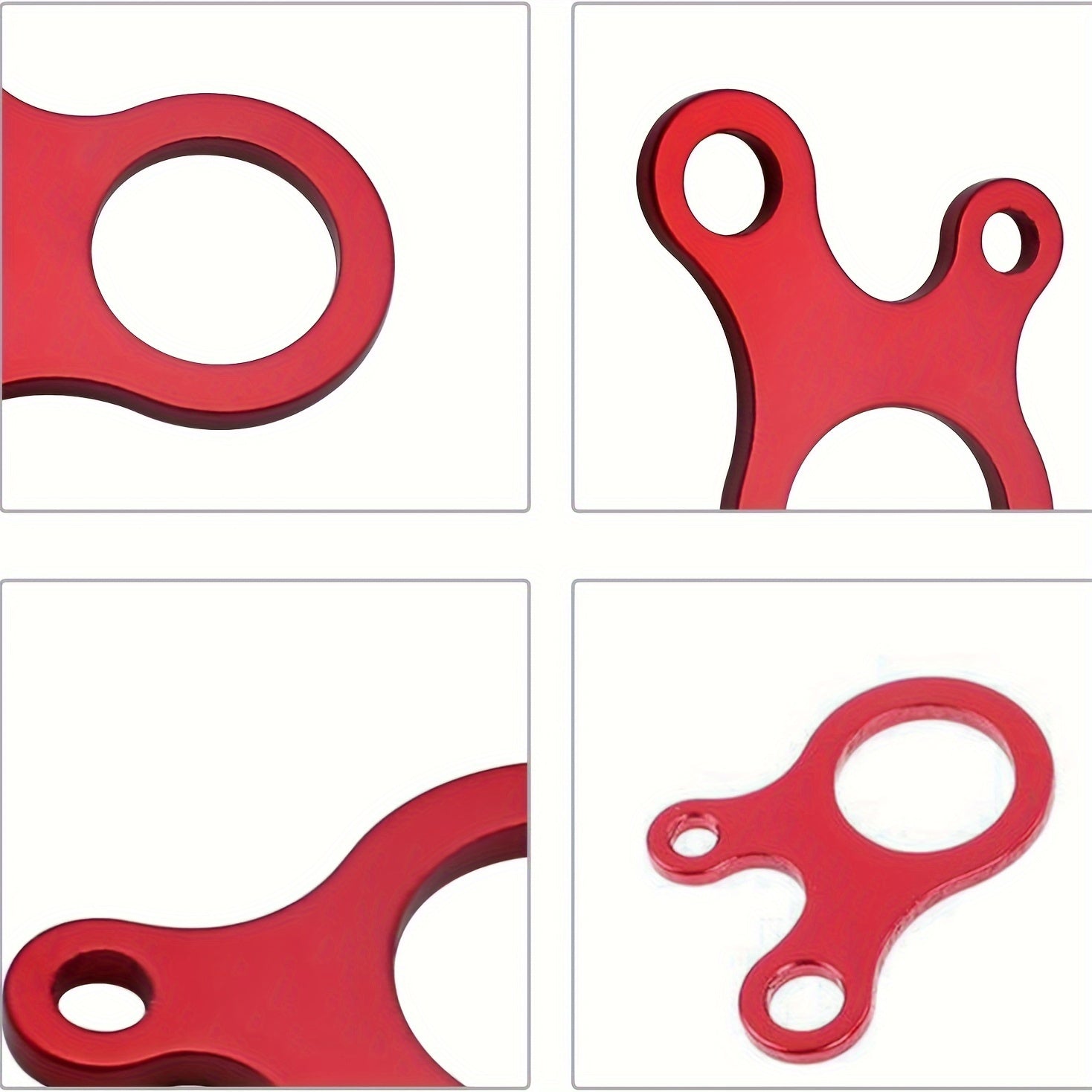 9pcs Camping Tent Wind Rope Buckle Adjustable Aluminum Cord Buckles 3 Holes